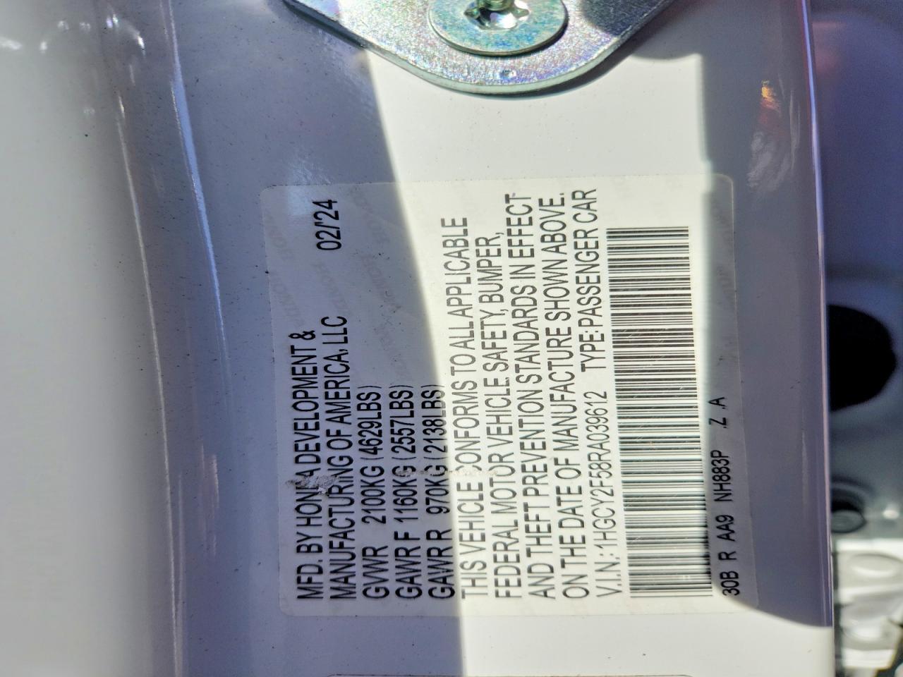 2024 HONDA ACCORD HYBRID SPORT photo 12