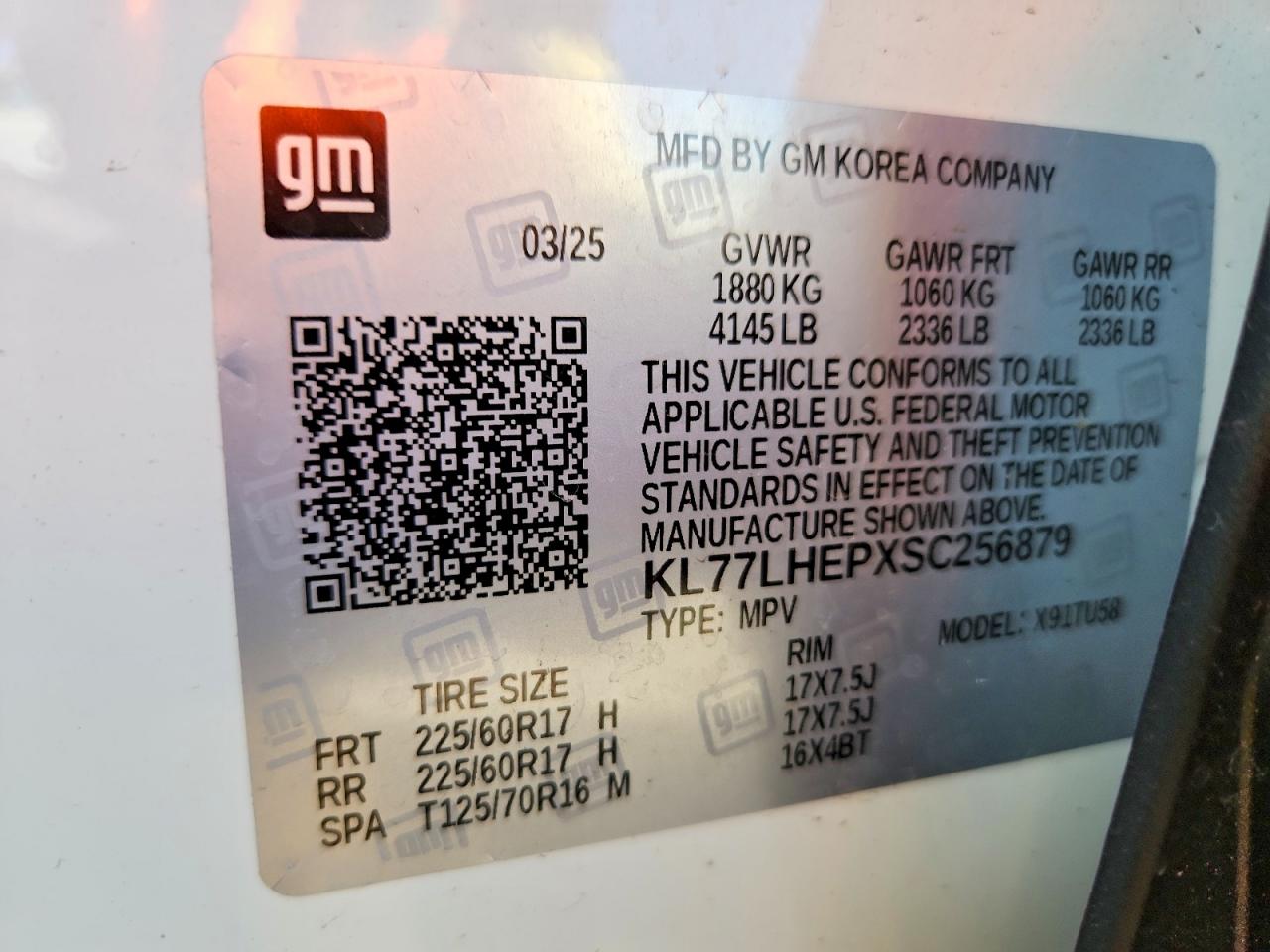 2025 CHEVROLET TRAX 1LT photo 13