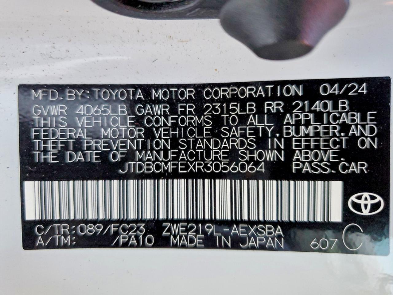2024 TOYOTA COROLLA LE photo 13