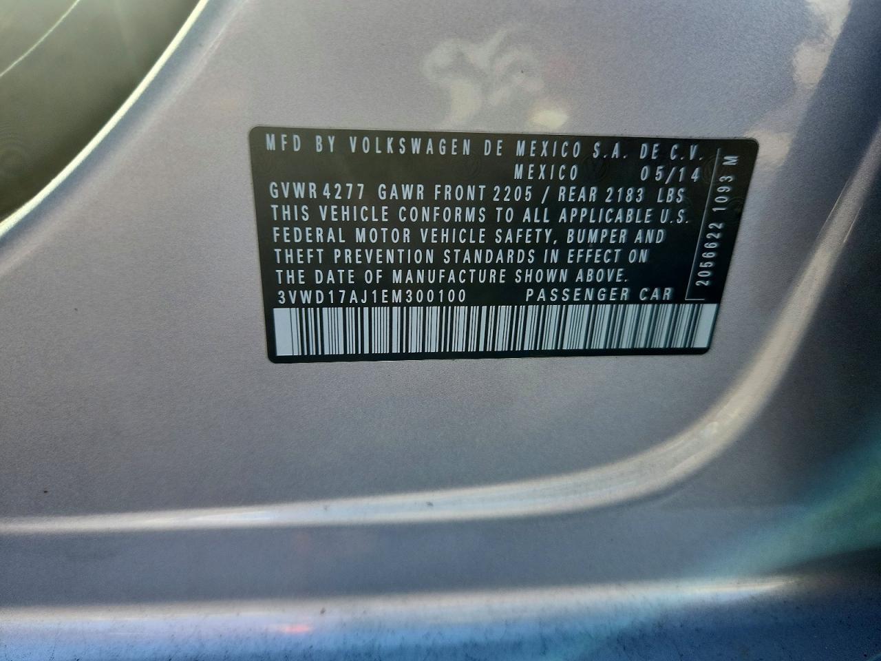 2014 VOLKSWAGEN JETTA SE photo 12