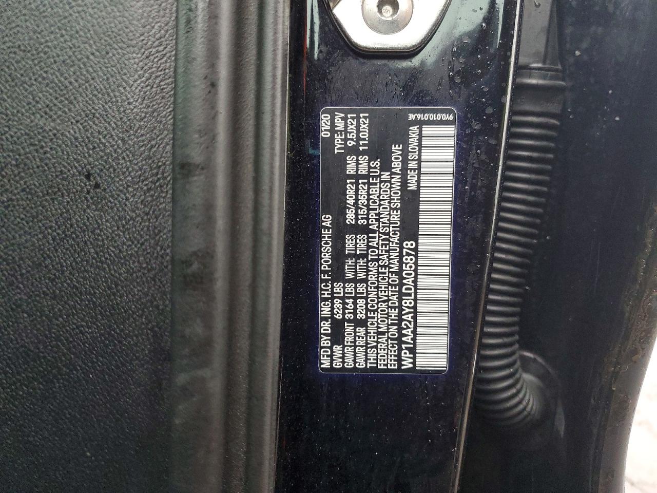2020 PORSCHE CAYENNE photo 13