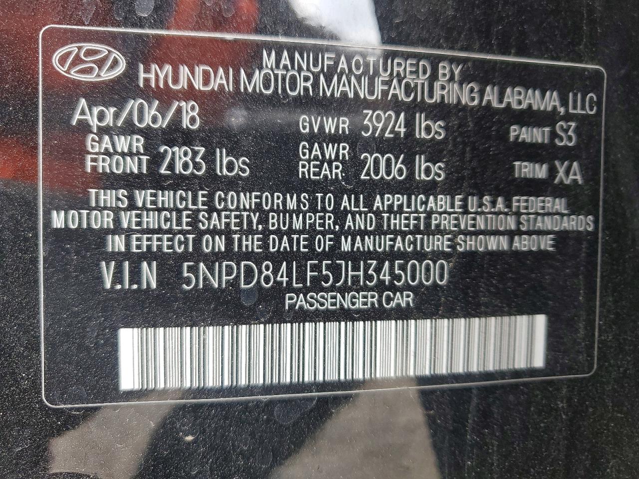 2018 HYUNDAI ELANTRA SEL photo 12
