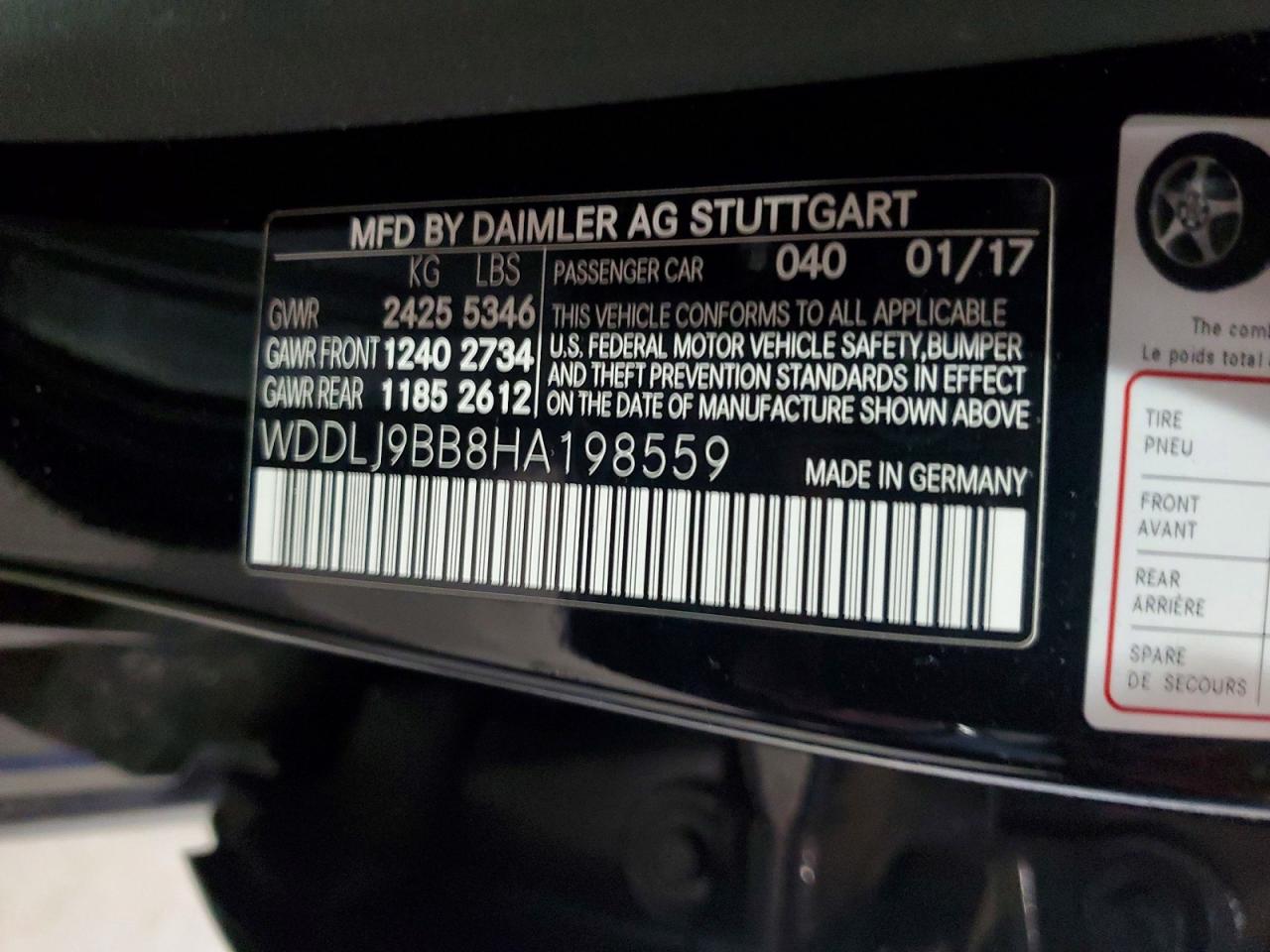 2017 MERCEDES-BENZ CLS 550 4MATIC photo 12