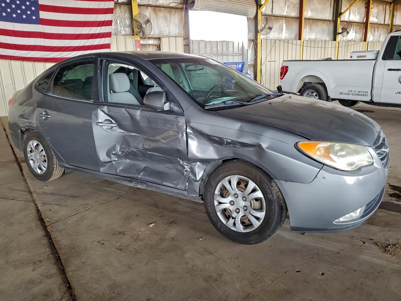 2010 HYUNDAI ELANTRA BLUE photo 4