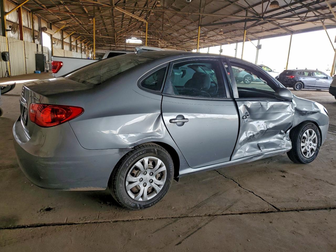 2010 HYUNDAI ELANTRA BLUE photo 3