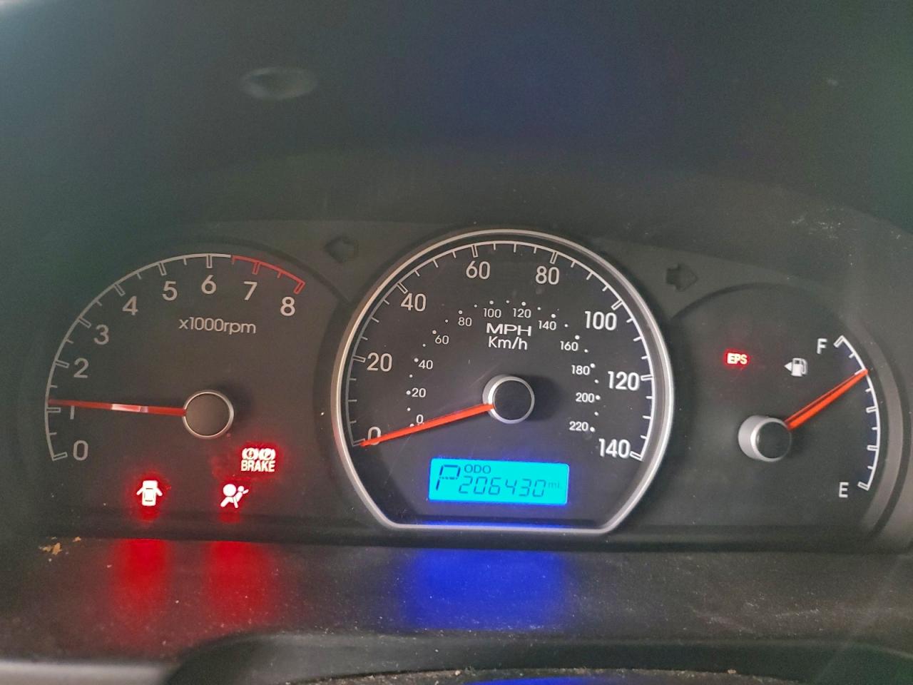 2010 HYUNDAI ELANTRA BLUE photo 9