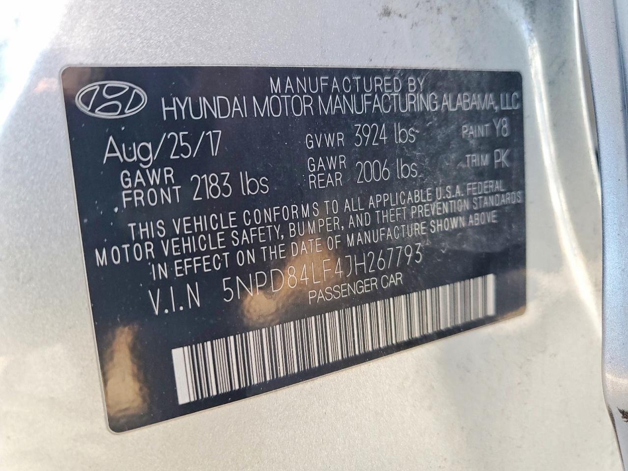 2018 HYUNDAI ELANTRA SEL photo 12