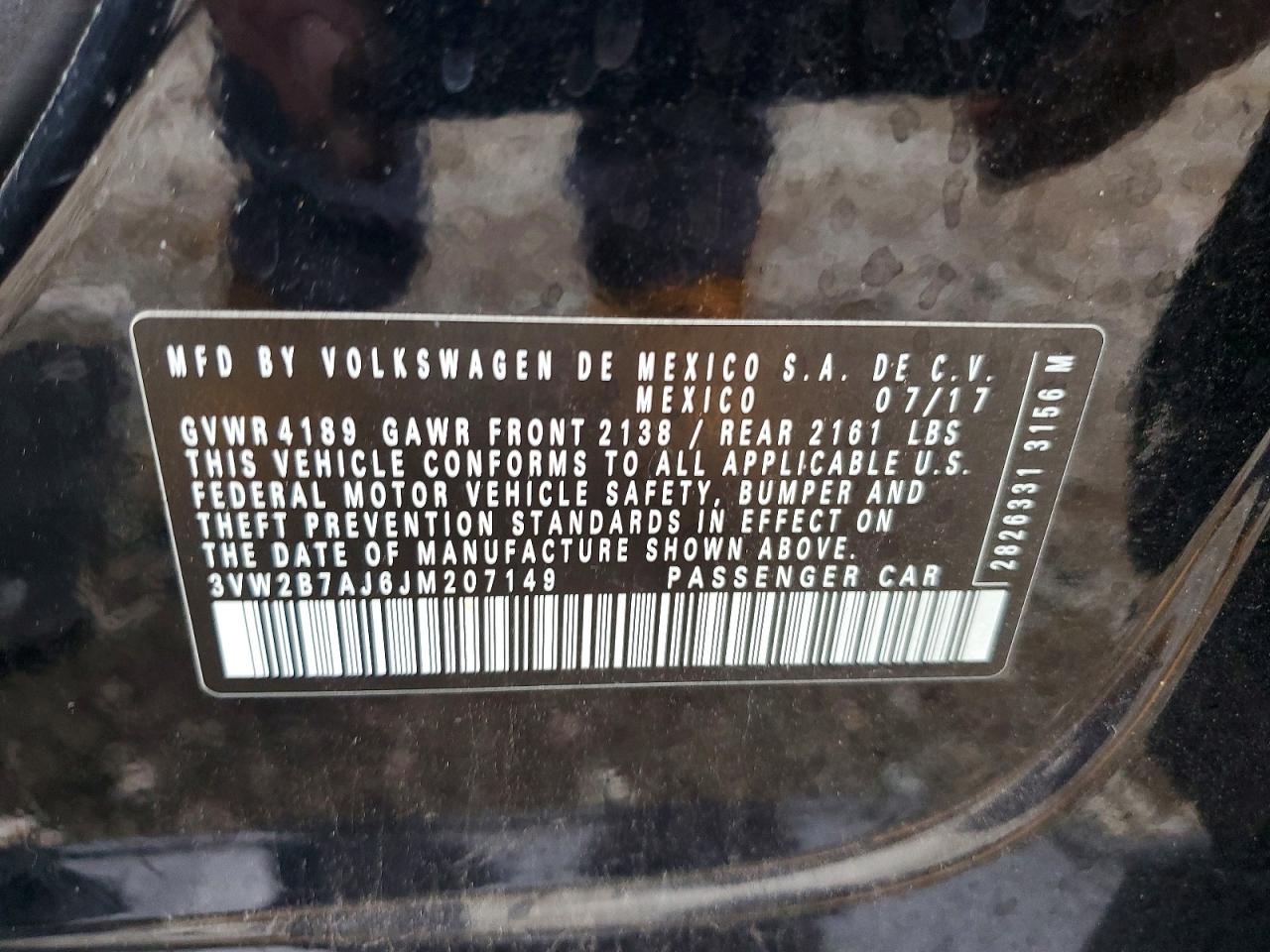 2018 VOLKSWAGEN JETTA S photo 13