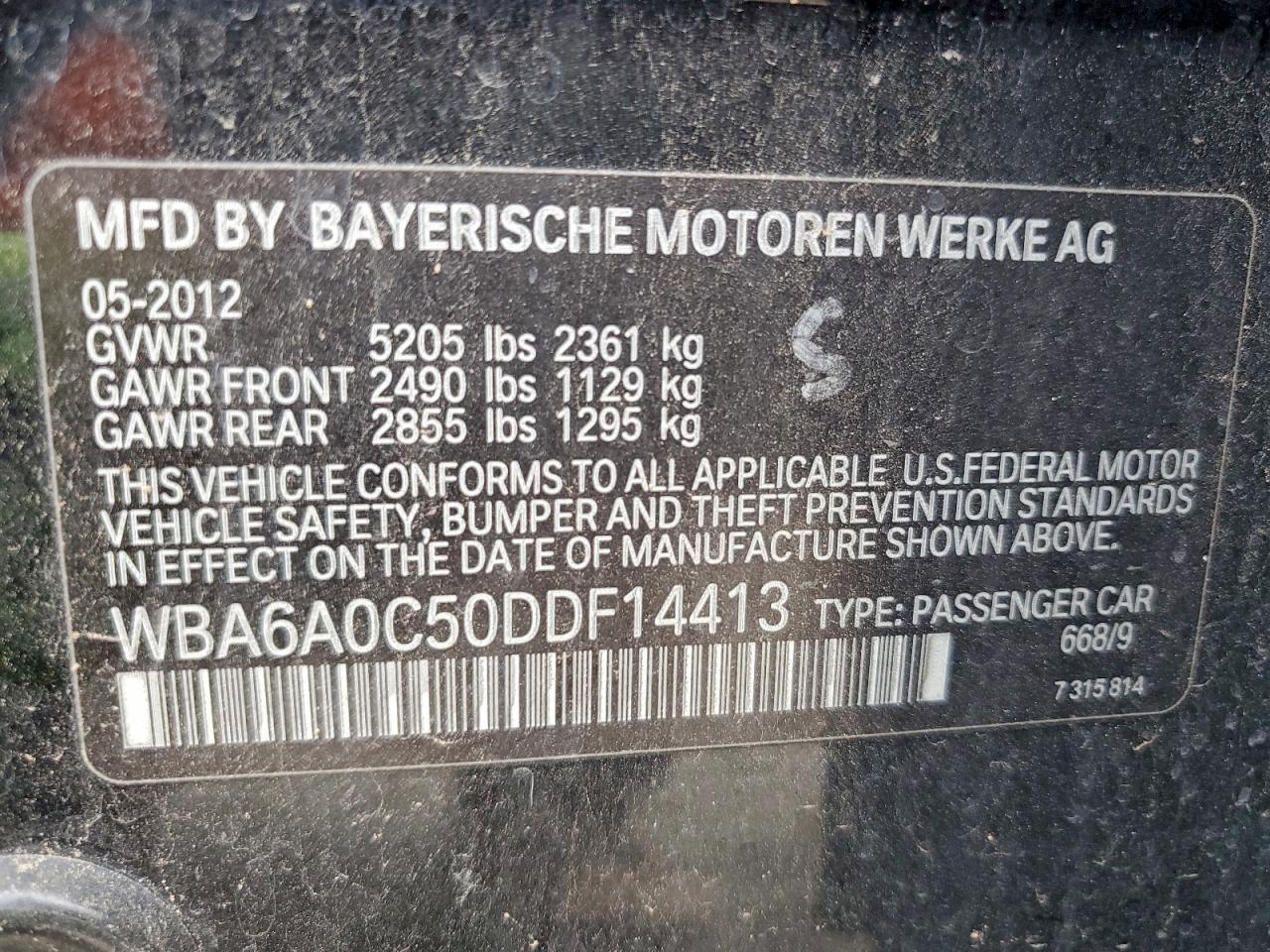 2013 BMW 640 I photo 12