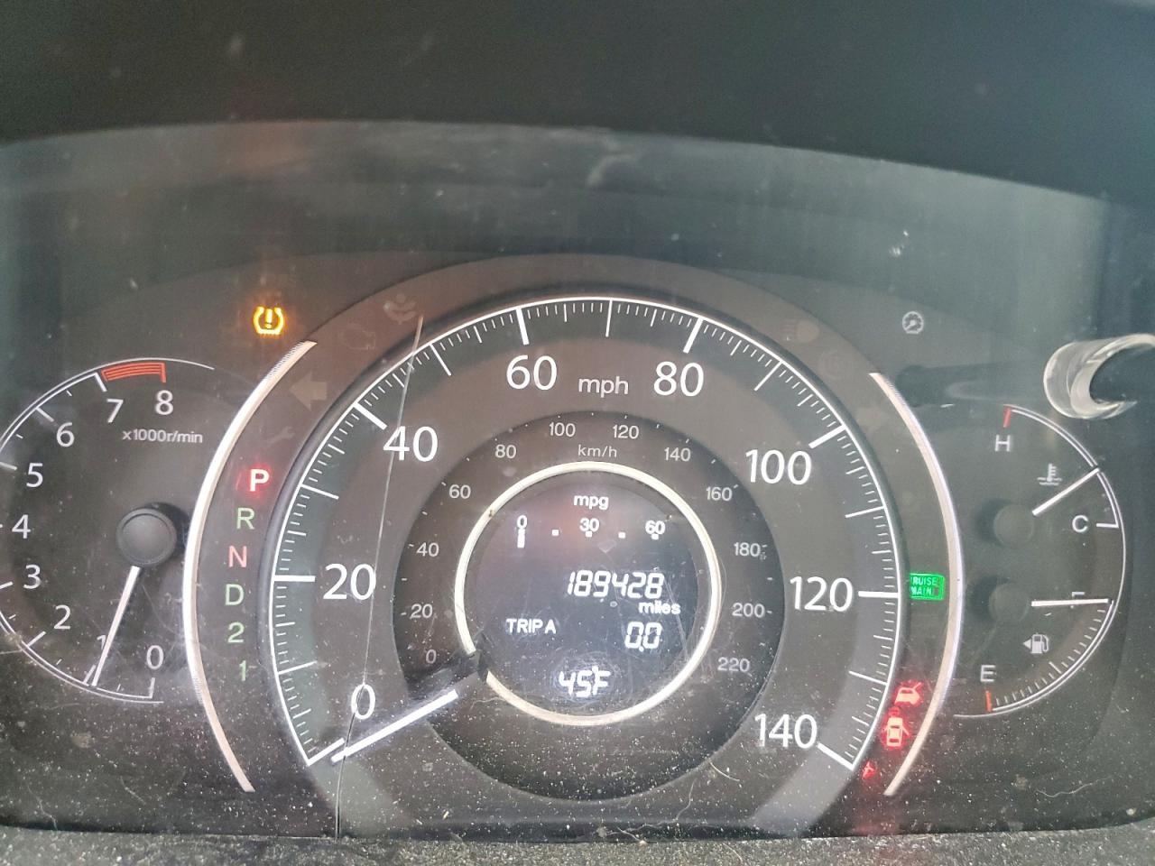 2012 HONDA CR-V EXL photo 9