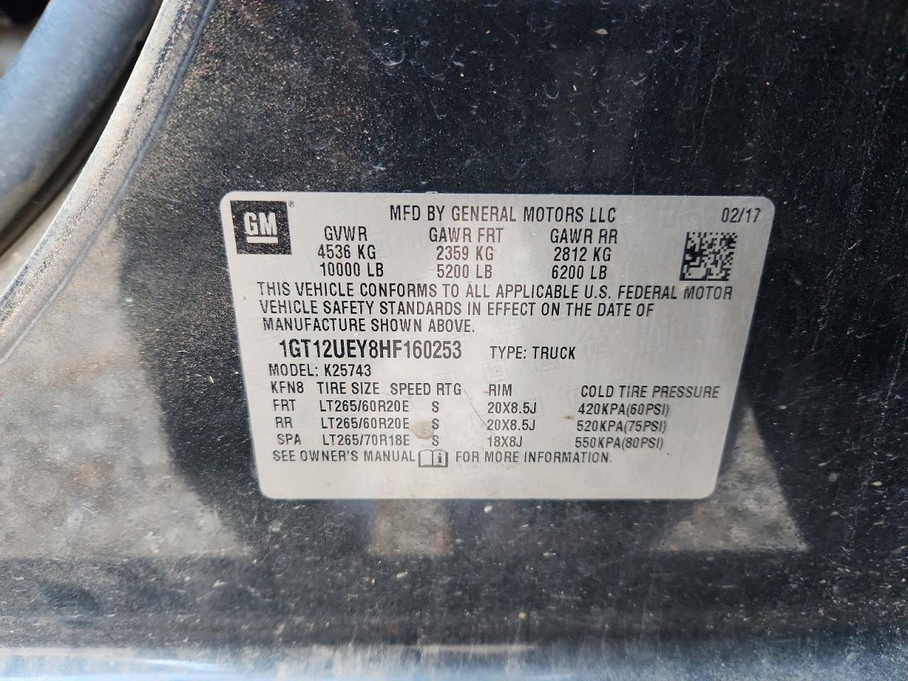 2017 GMC SIERRA K2500 DENALI photo 12