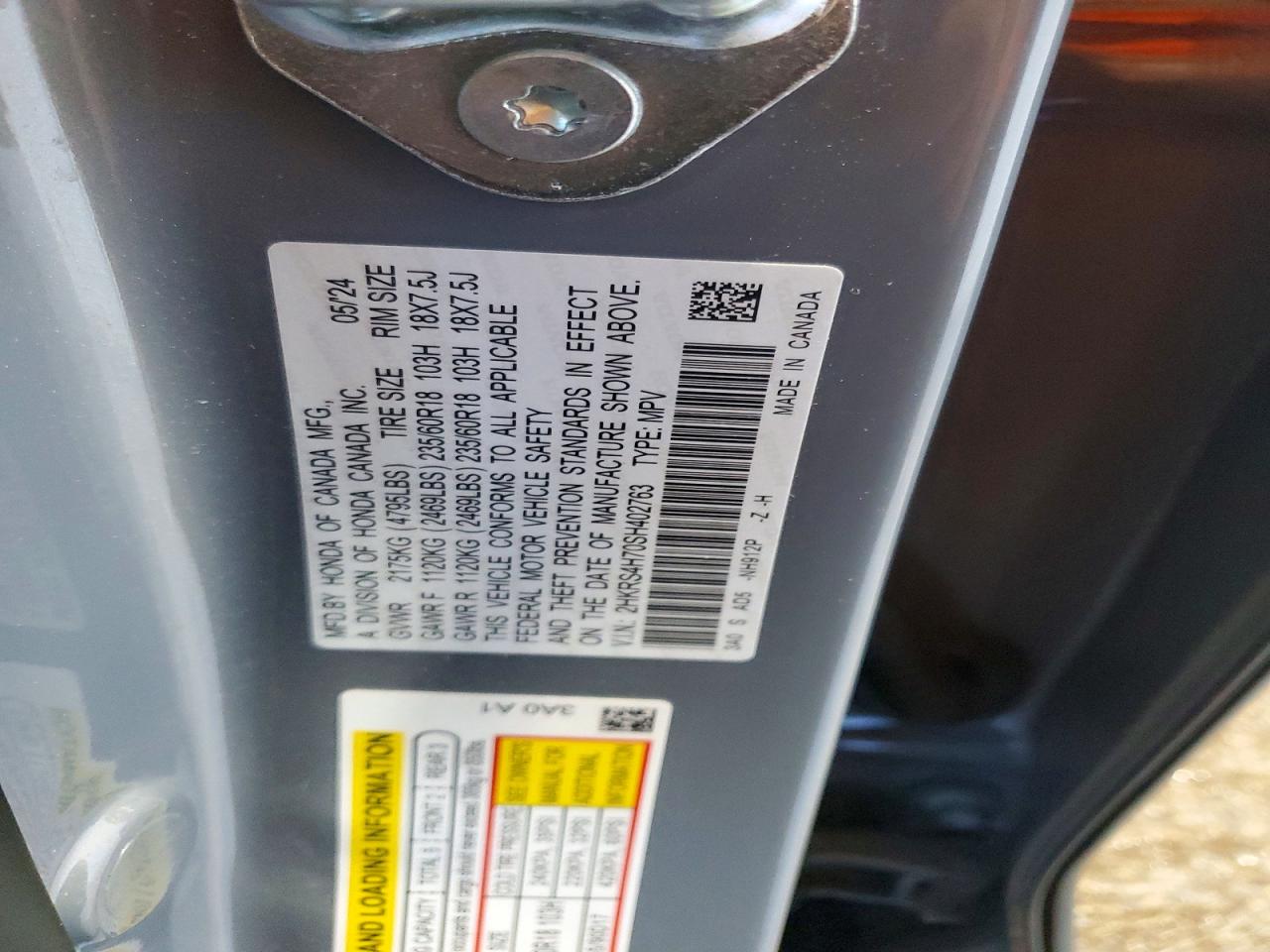 2025 HONDA CR-V EXL photo 12