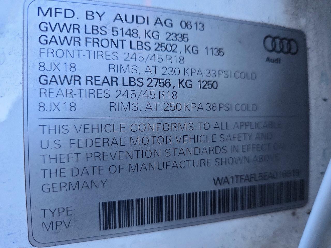2014 AUDI A4 ALLROAD PREMIUM photo 49