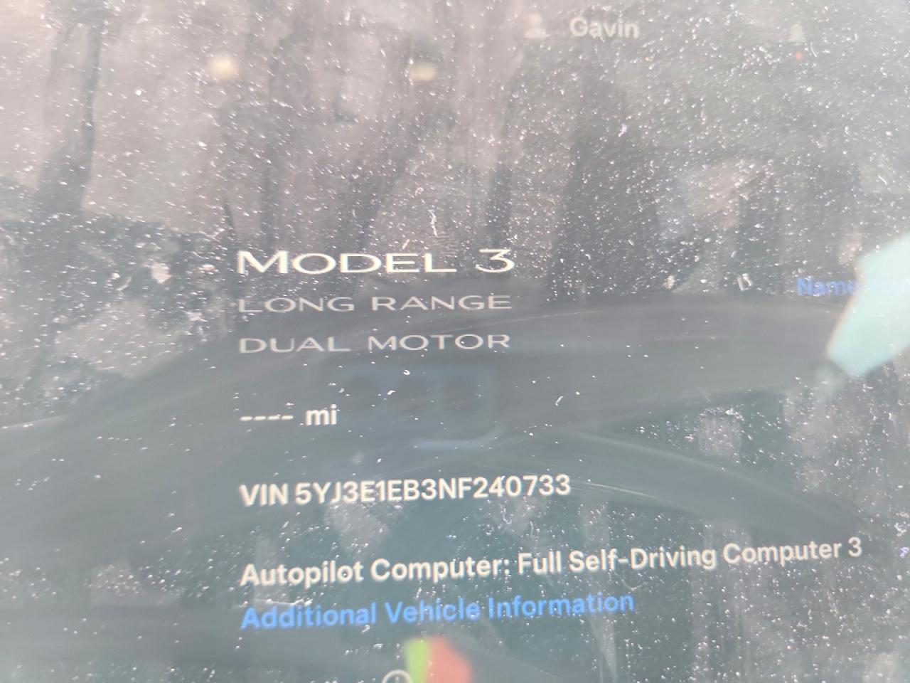 2022 TESLA MODEL 3 photo 9