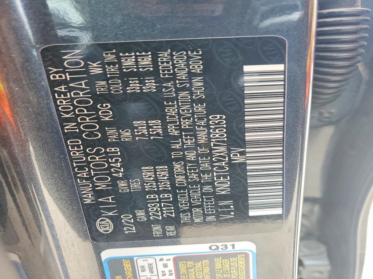 2021 KIA SELTOS SX photo 12