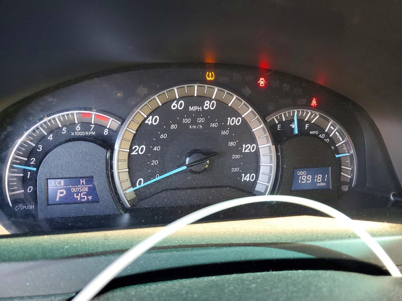 2012 TOYOTA CAMRY BASE photo 9