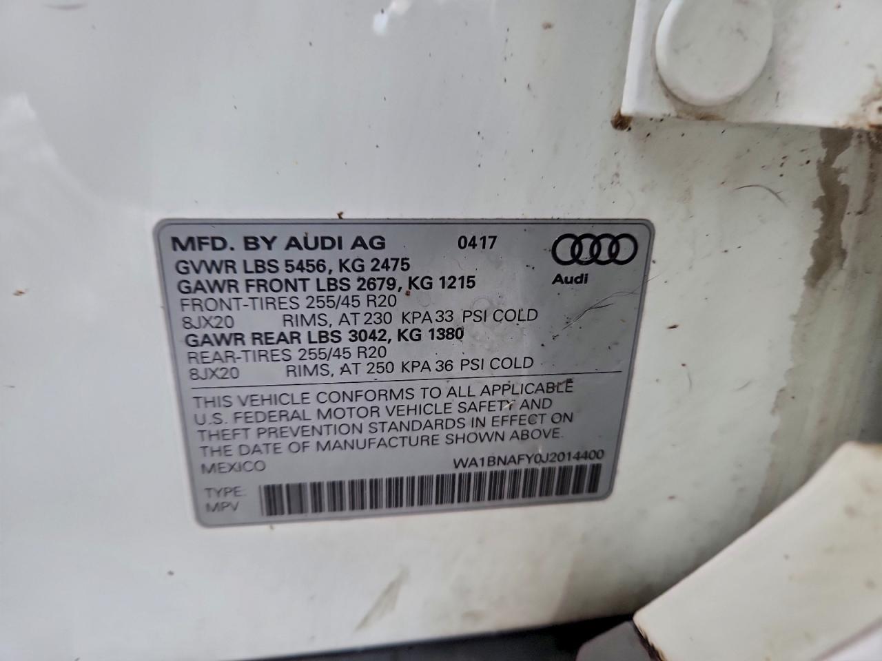 2018 AUDI Q5 PREMIUM PLUS photo 13