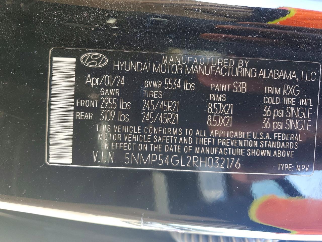 2024 HYUNDAI SANTA FE CALLIGRAPHY photo 12
