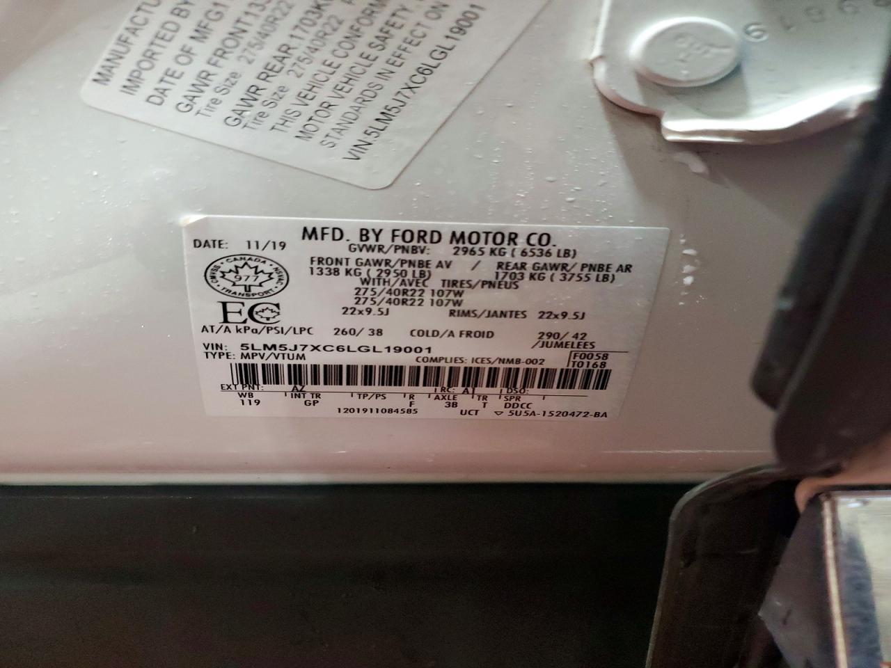 2020 LINCOLN AVIATOR RESERVE photo 25