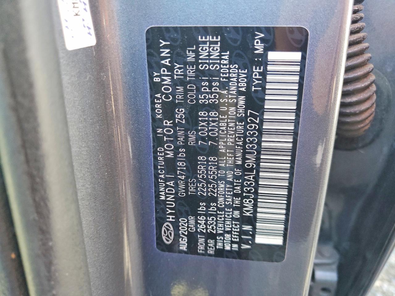 2021 HYUNDAI TUCSON ULTIMATE photo 13
