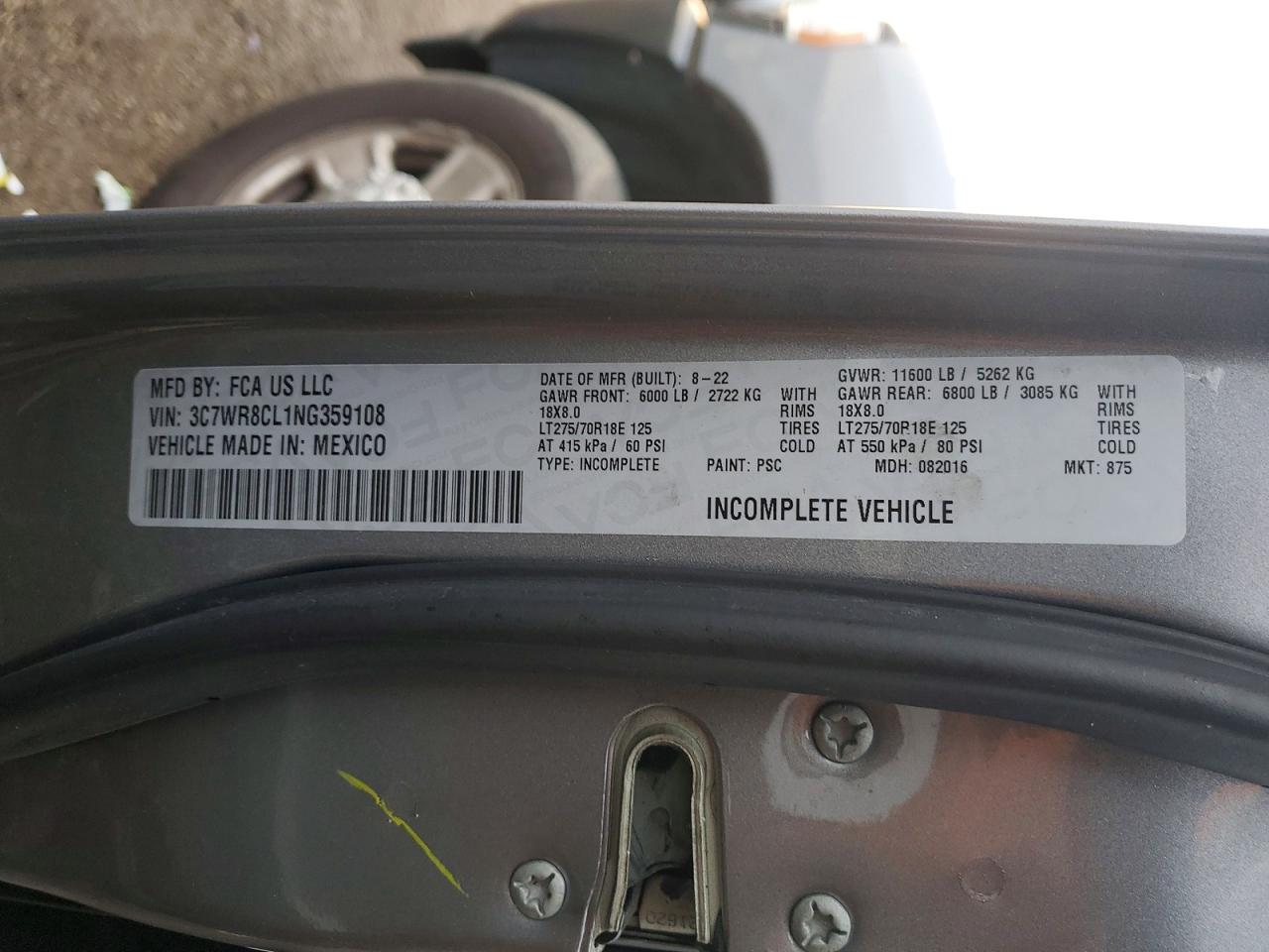 2022 RAM 3500 photo 12