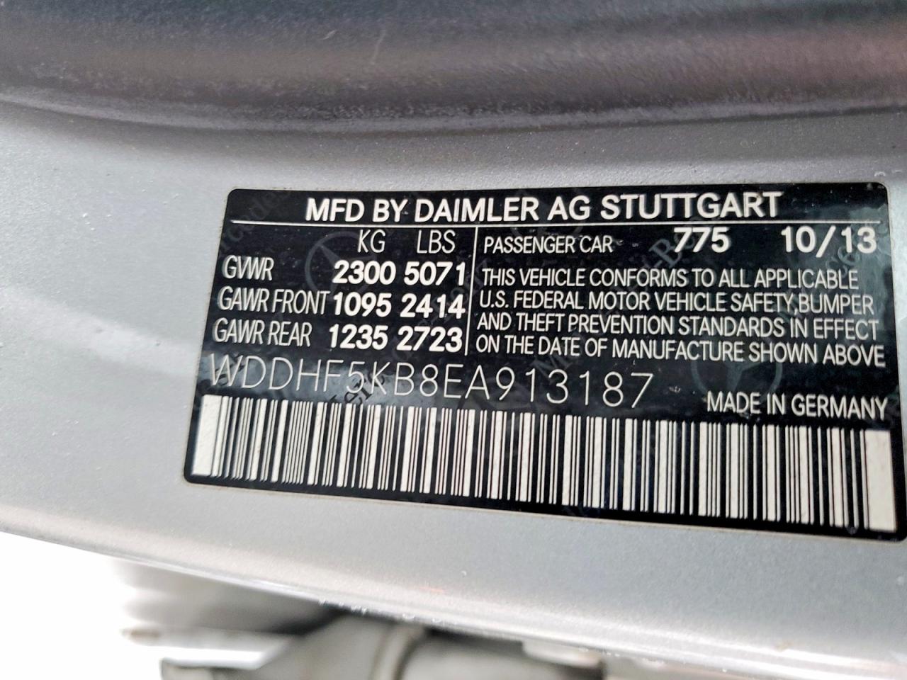 2014 MERCEDES-BENZ E 350 photo 12