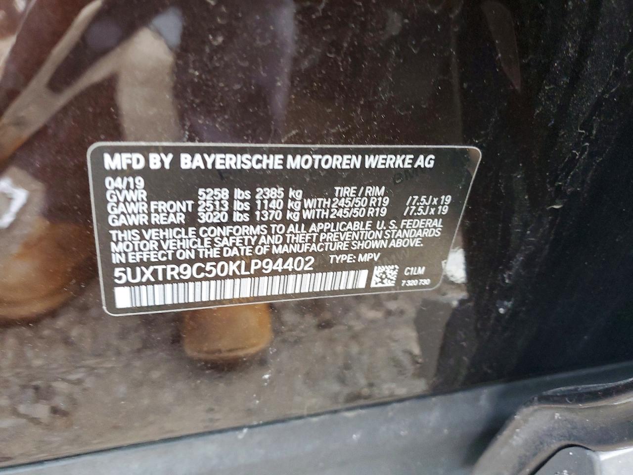 2019 BMW X3 XDRIVE30I photo 13