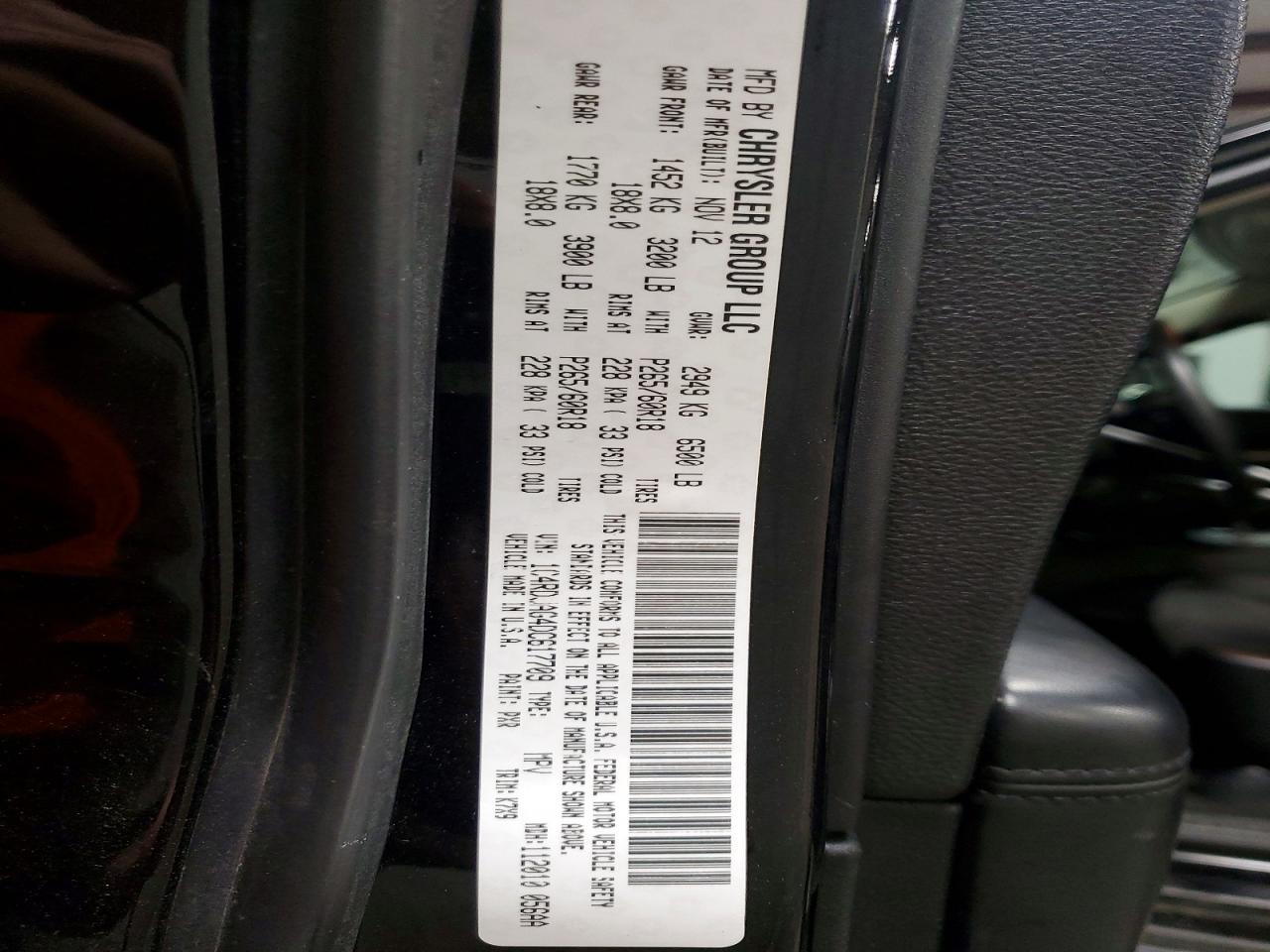 2013 DODGE DURANGO SXT photo 12