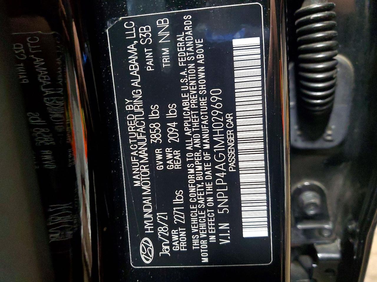2021 HYUNDAI ELANTRA LIMITED photo 13