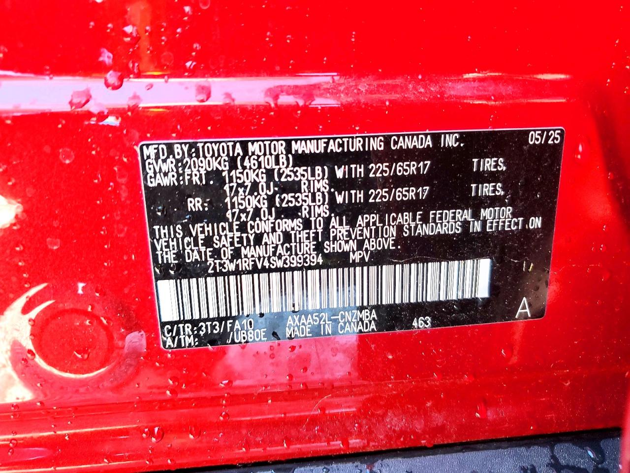 2025 TOYOTA RAV4 XLE photo 13