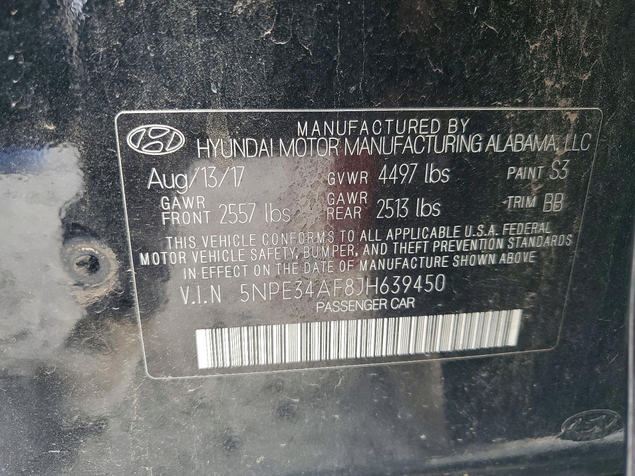 2018 HYUNDAI SONATA SPORT photo 25