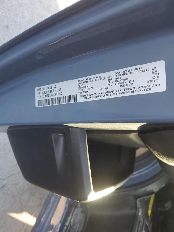 2020 RAM PROMASTER 3500 3500 HIGH photo 13