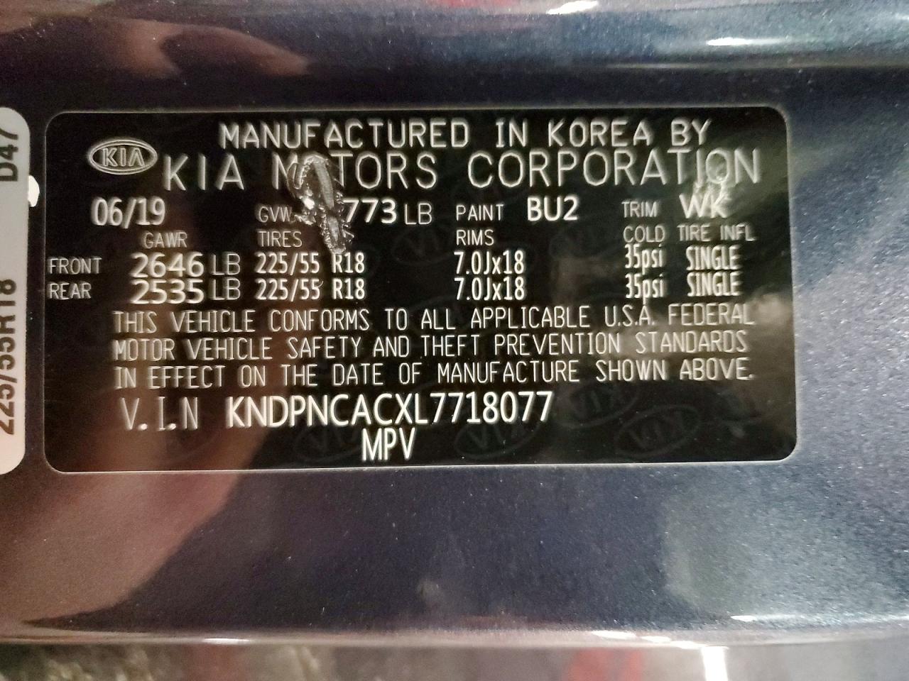 2020 KIA SPORTAGE EX photo 12