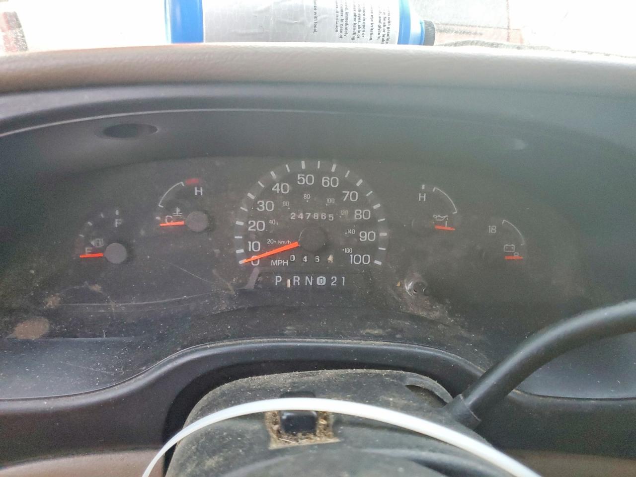 2001 FORD ECONOLINE E150 WAGON photo 9