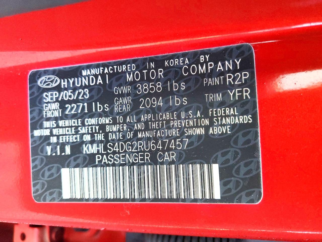 2024 HYUNDAI ELANTRA SEL photo 12