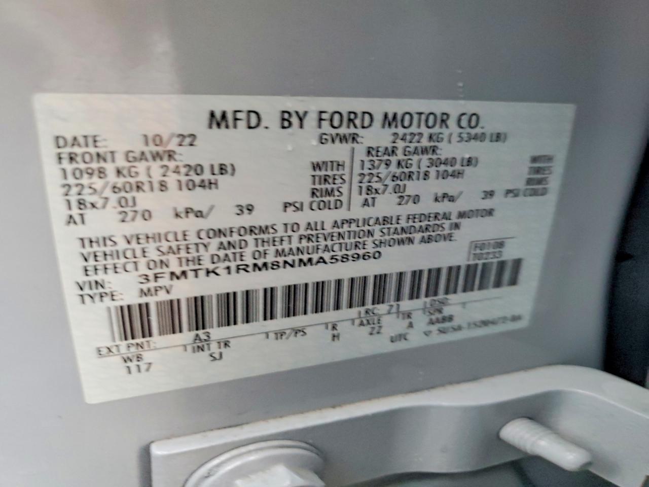 2022 FORD MUSTANG MACH-E SELECT photo 25