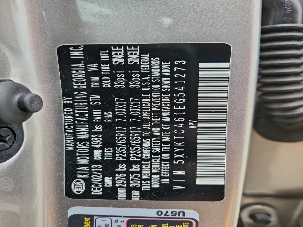 2014 KIA SORENTO LX photo 12