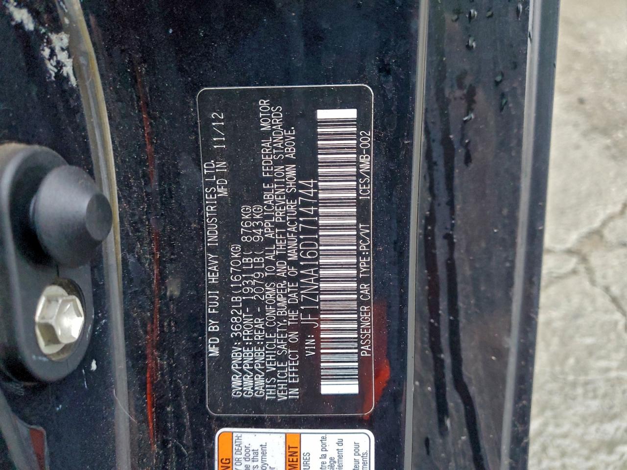 2013 TOYOTA SCION photo 12