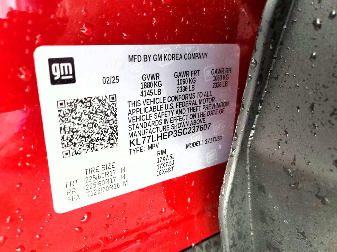 2025 CHEVROLET TRAX 1LT photo 40