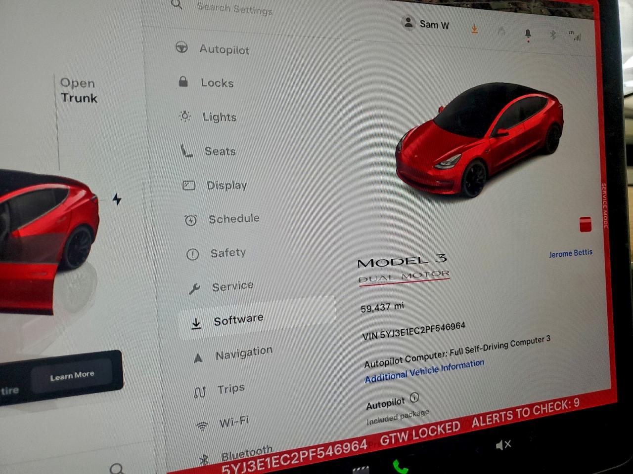2023 TESLA MODEL 3 photo 9