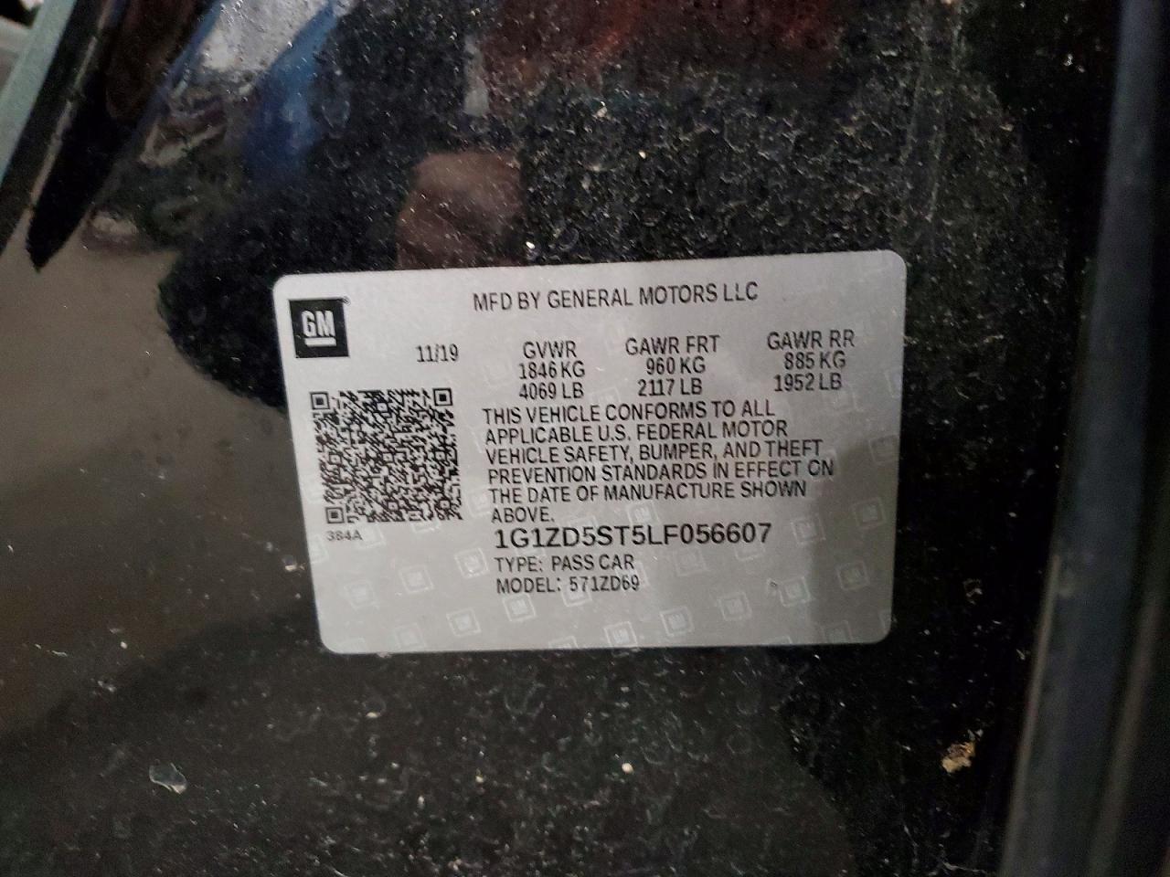 2020 CHEVROLET MALIBU LT photo 12