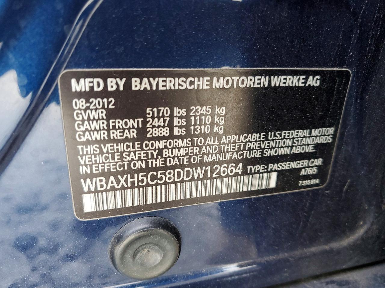 2013 BMW 528 XI photo 12
