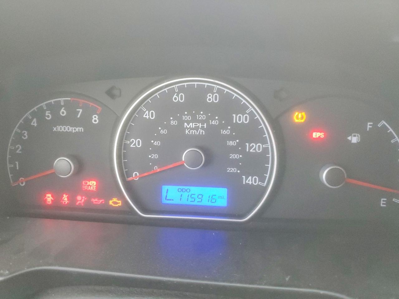 2010 HYUNDAI ELANTRA BLUE photo 9