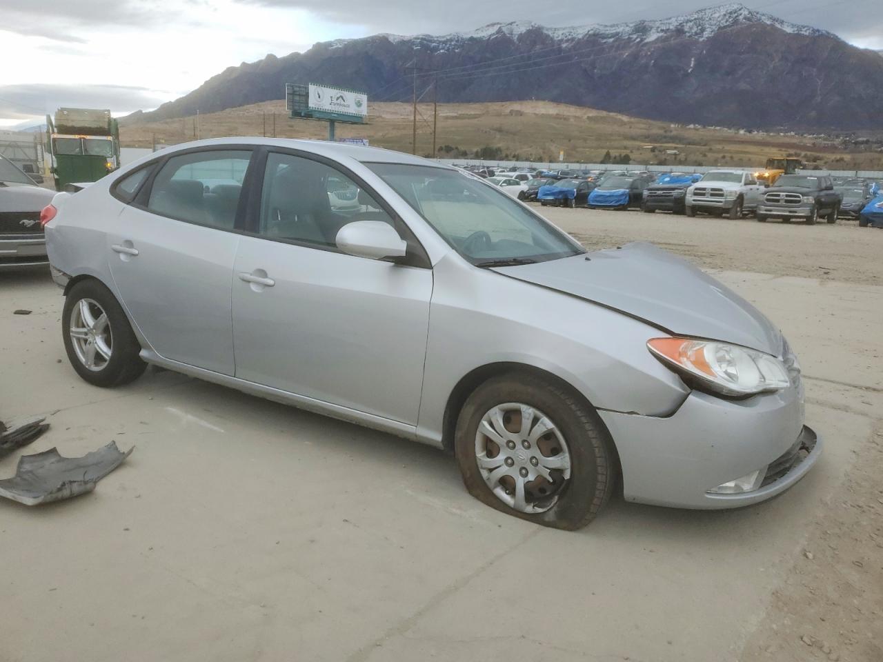 2010 HYUNDAI ELANTRA BLUE photo 4