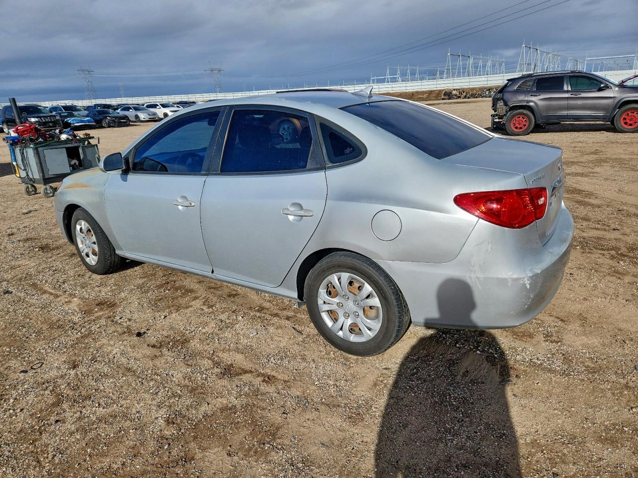 2010 HYUNDAI ELANTRA BLUE photo 2