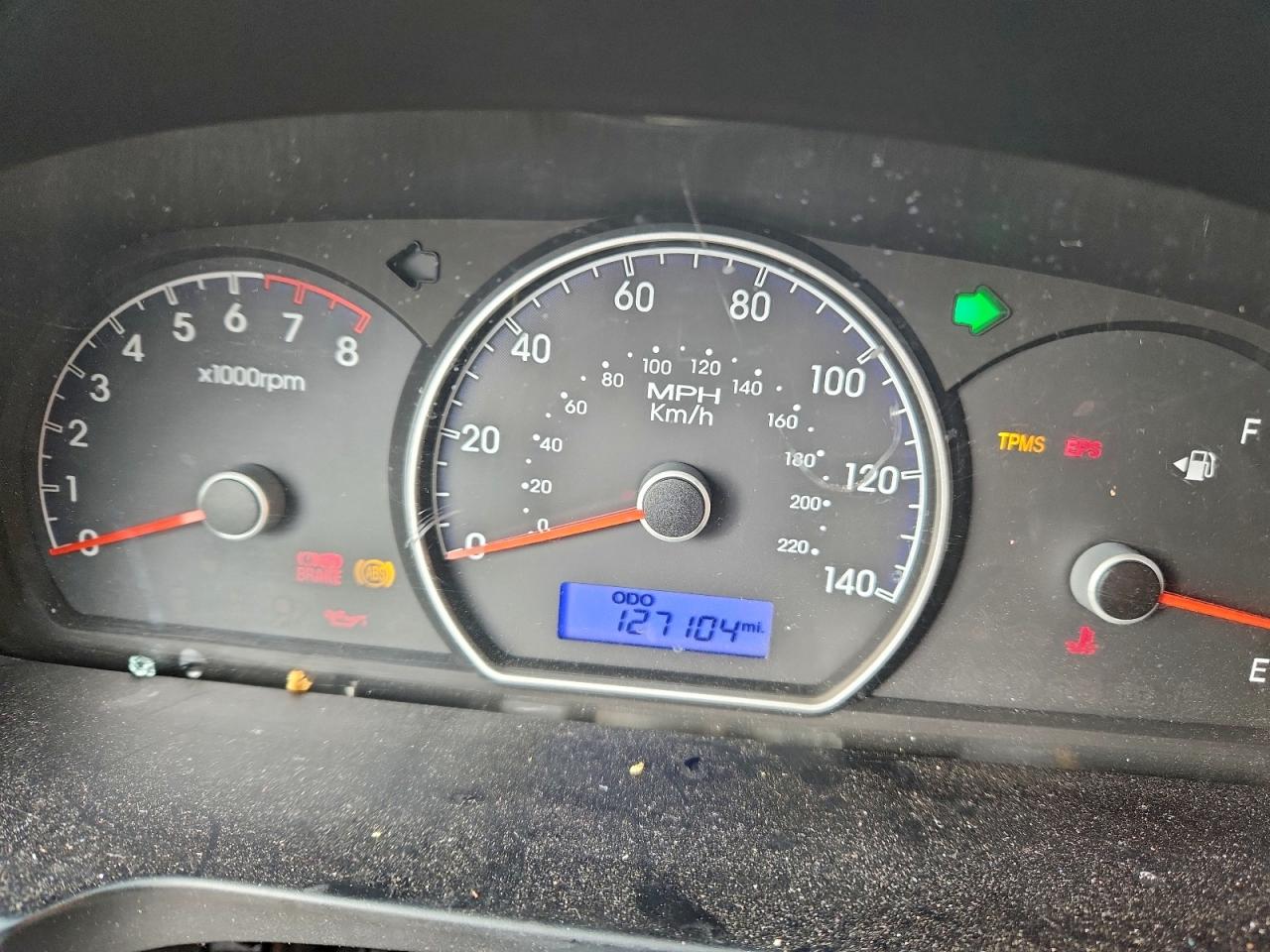 2010 HYUNDAI ELANTRA BLUE photo 9
