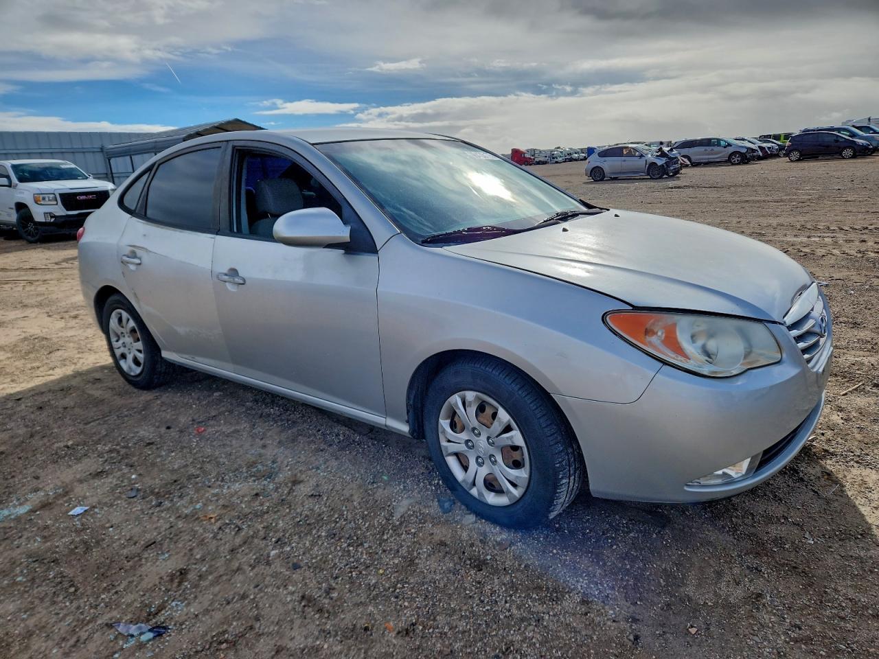2010 HYUNDAI ELANTRA BLUE photo 4