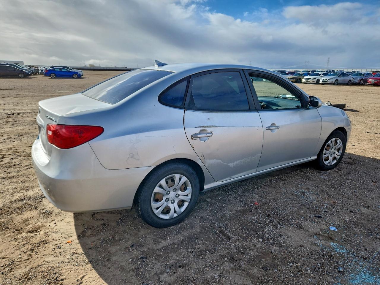 2010 HYUNDAI ELANTRA BLUE photo 3