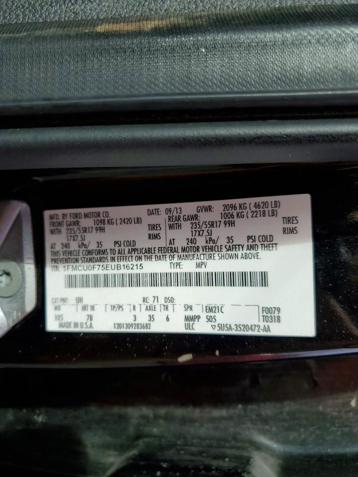 2014 FORD ESCAPE S photo 12