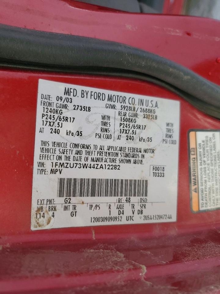 2004 FORD EXPLORER XLT photo 13